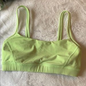 LuLuLemon Lime Green Sports Bra